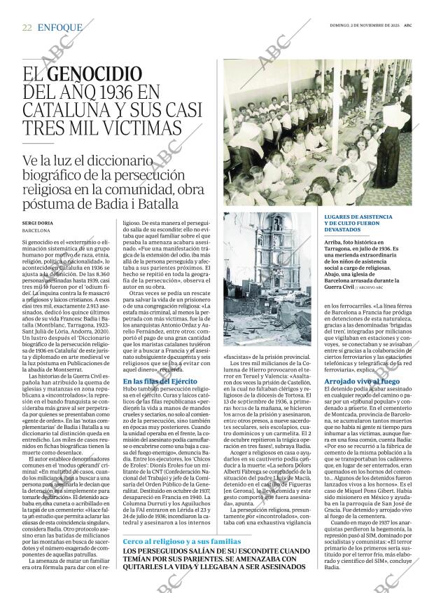 ABC MADRID 02-11-2025 página 22