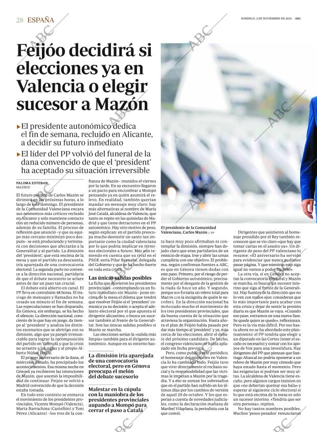 ABC MADRID 02-11-2025 página 28