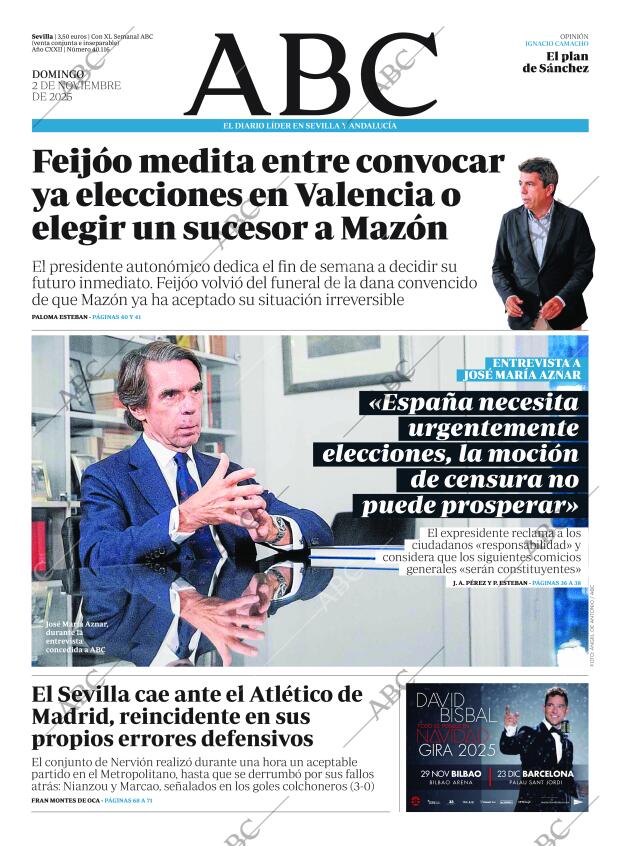 ABC SEVILLA 02-11-2025 página 1