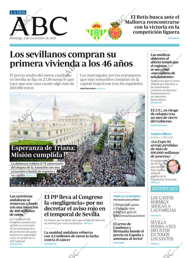 ABC SEVILLA 02-11-2025 página 2