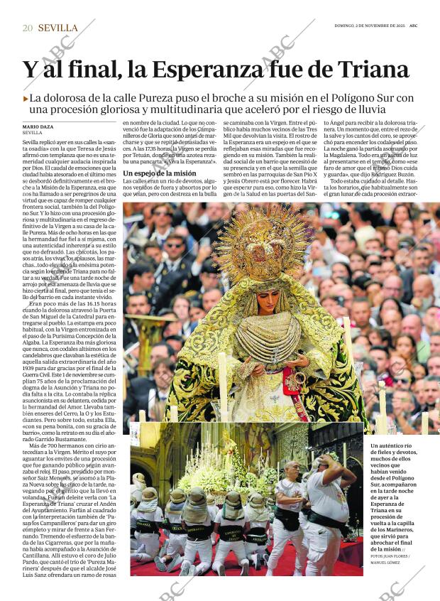 ABC SEVILLA 02-11-2025 página 20