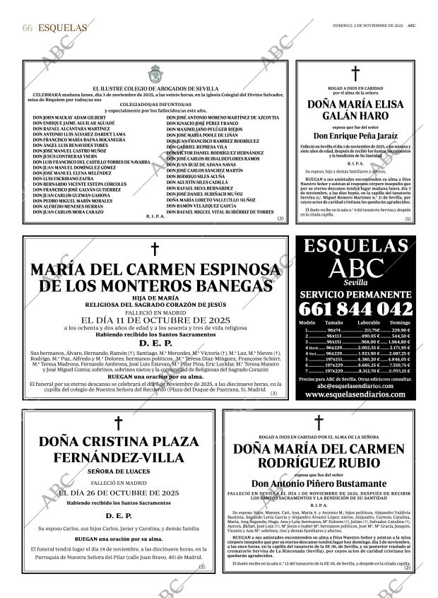ABC SEVILLA 02-11-2025 página 66