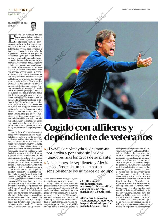 ABC SEVILLA 03-11-2025 página 70