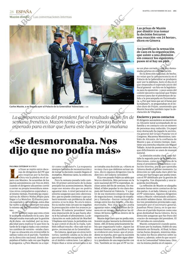 ABC CORDOBA 04-11-2025 página 28