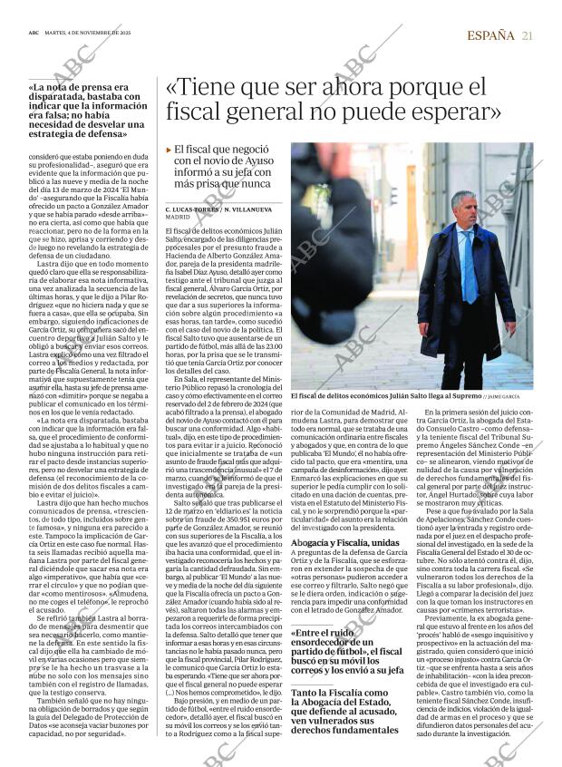 ABC MADRID 04-11-2025 página 21