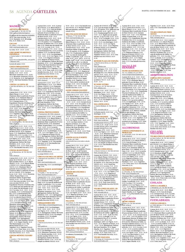 ABC MADRID 04-11-2025 página 58