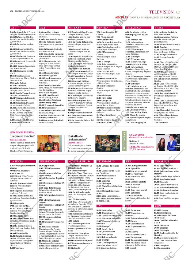 ABC MADRID 04-11-2025 página 63