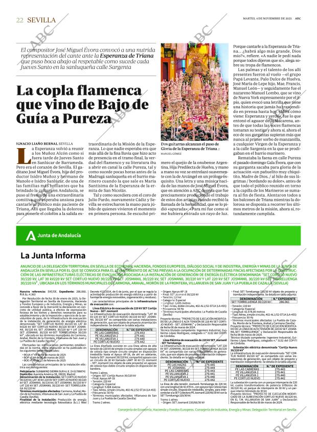 ABC SEVILLA 04-11-2025 página 22
