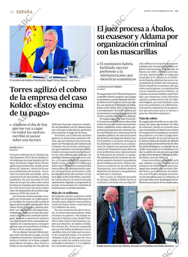 ABC SEVILLA 04-11-2025 página 40