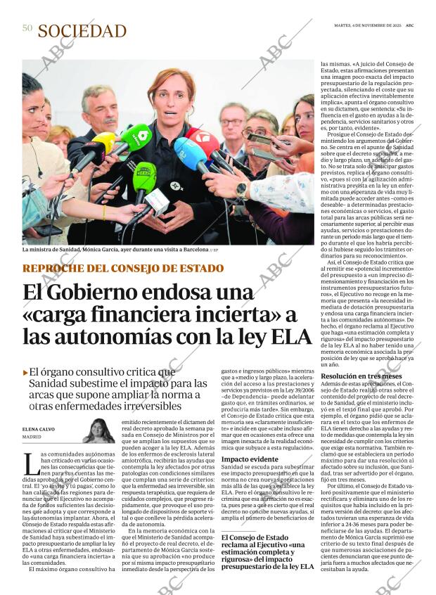 ABC SEVILLA 04-11-2025 página 50