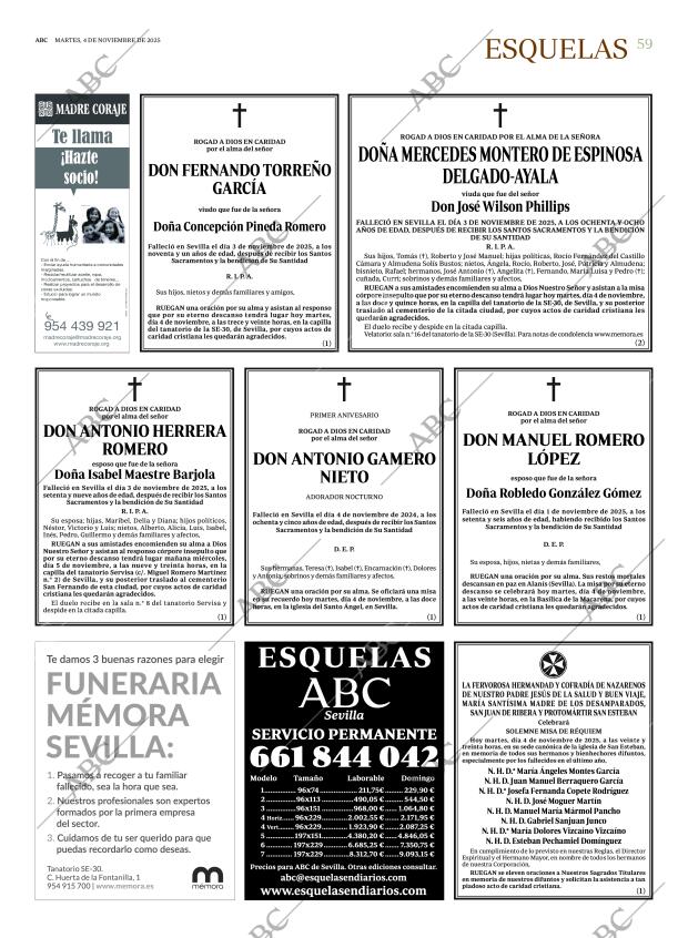 ABC SEVILLA 04-11-2025 página 59