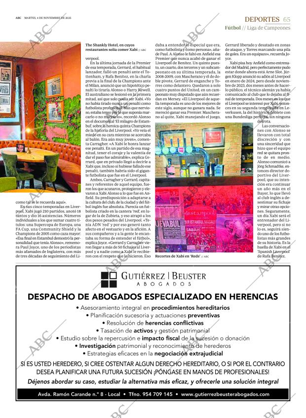 ABC SEVILLA 04-11-2025 página 65