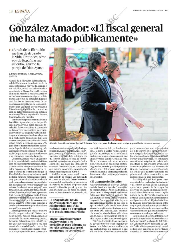 ABC MADRID 05-11-2025 página 18