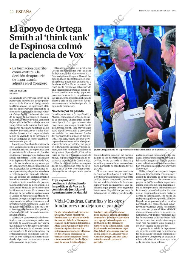 ABC MADRID 05-11-2025 página 22