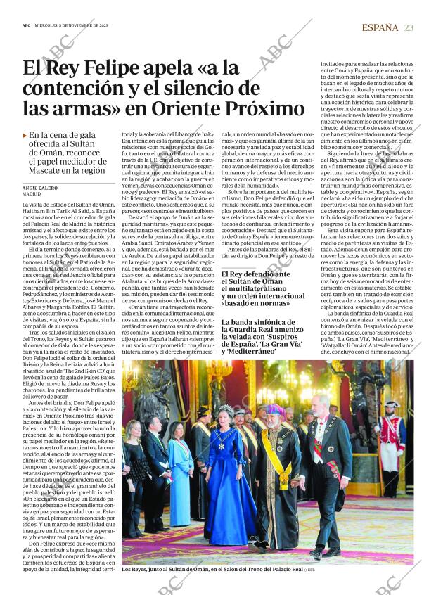ABC MADRID 05-11-2025 página 23