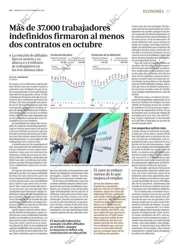 ABC MADRID 05-11-2025 página 33