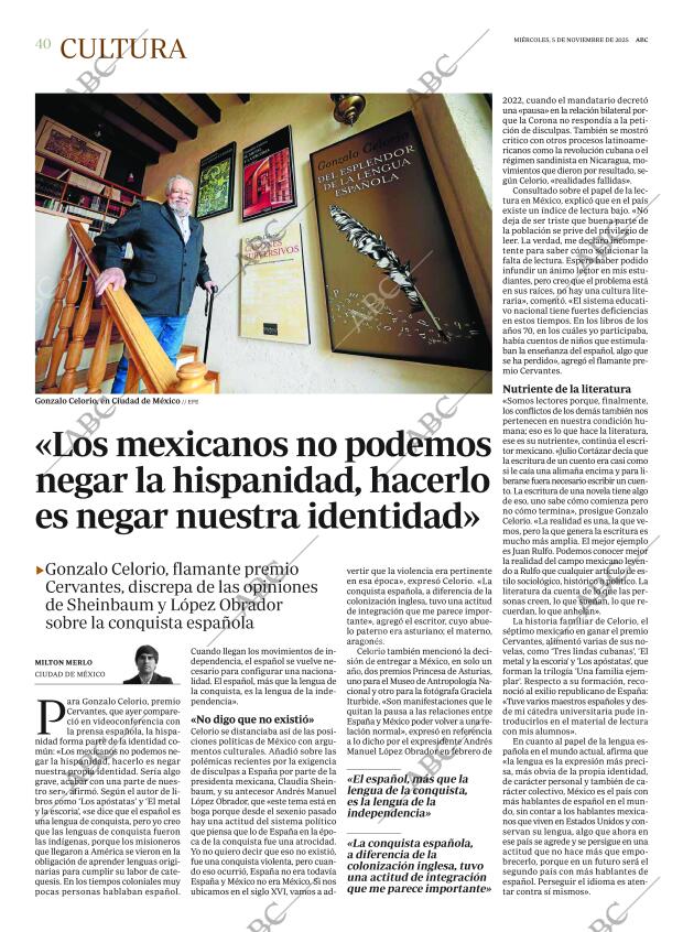 ABC MADRID 05-11-2025 página 40