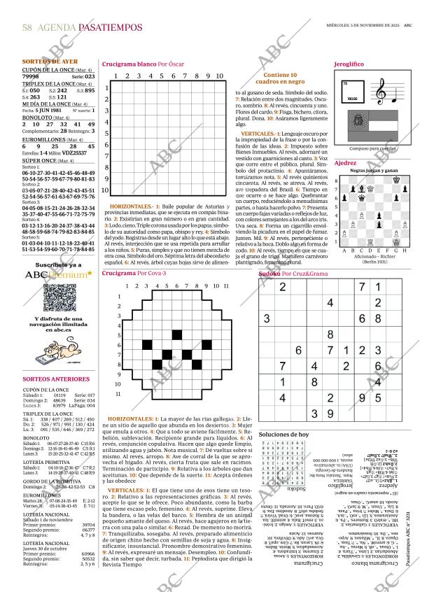 ABC MADRID 05-11-2025 página 58