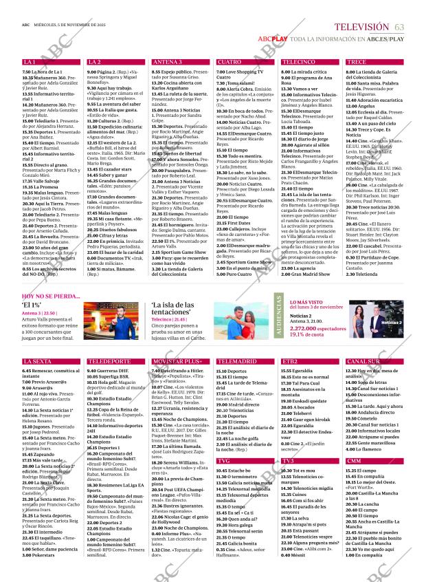 ABC MADRID 05-11-2025 página 63