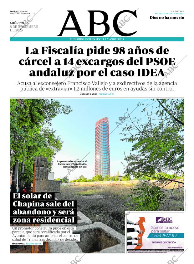 ABC SEVILLA 05-11-2025 página 1