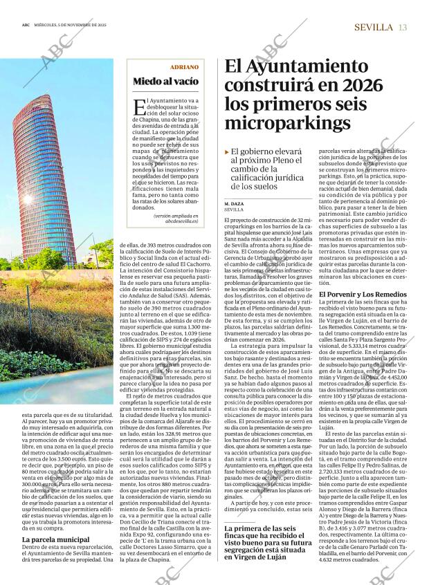 ABC SEVILLA 05-11-2025 página 13
