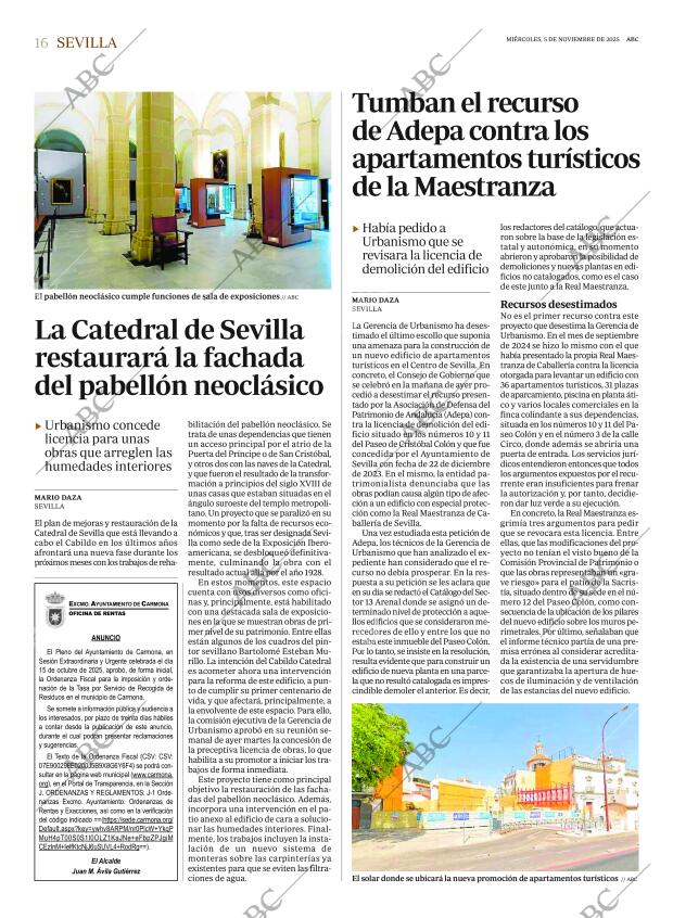 ABC SEVILLA 05-11-2025 página 16
