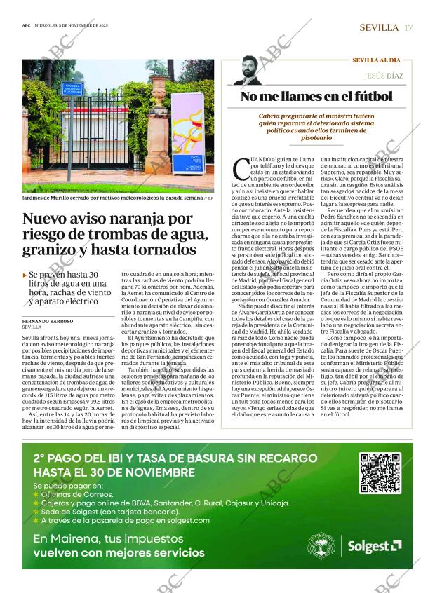 ABC SEVILLA 05-11-2025 página 17