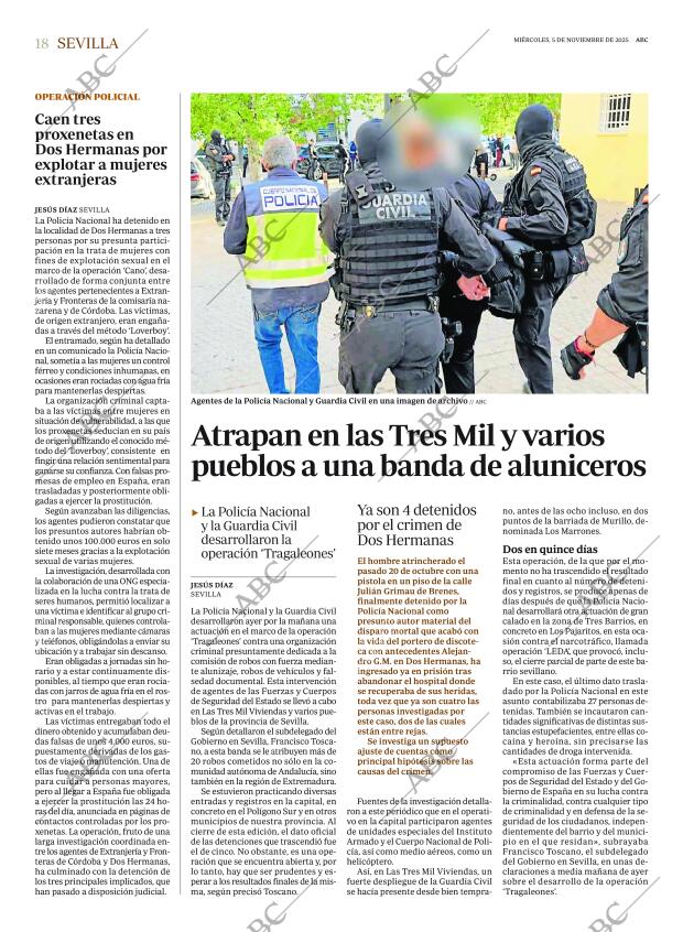 ABC SEVILLA 05-11-2025 página 18
