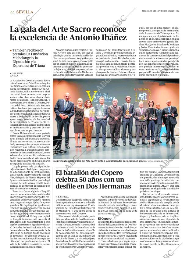 ABC SEVILLA 05-11-2025 página 22