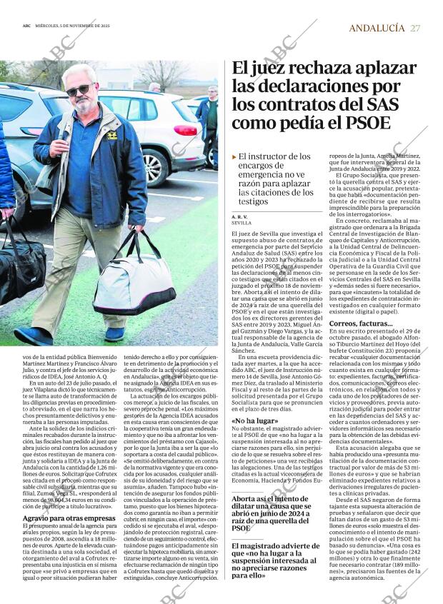 ABC SEVILLA 05-11-2025 página 27