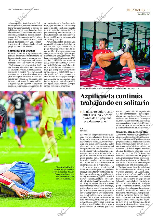 ABC SEVILLA 05-11-2025 página 61