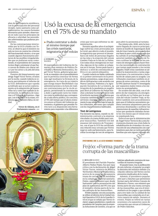 ABC MADRID 06-11-2025 página 17
