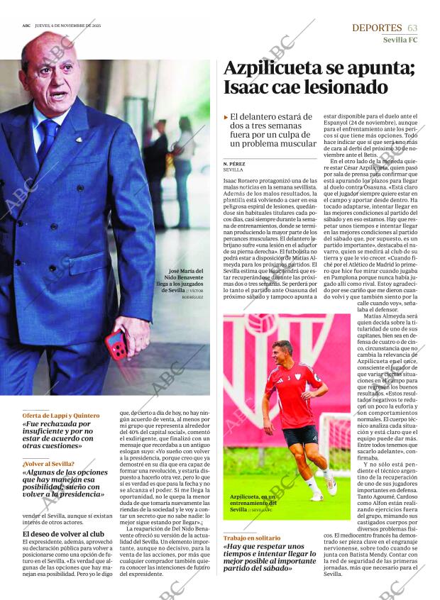 ABC SEVILLA 06-11-2025 página 63