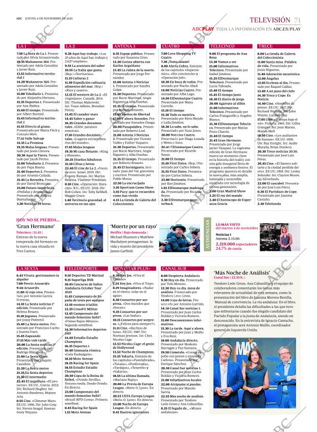 ABC SEVILLA 06-11-2025 página 71
