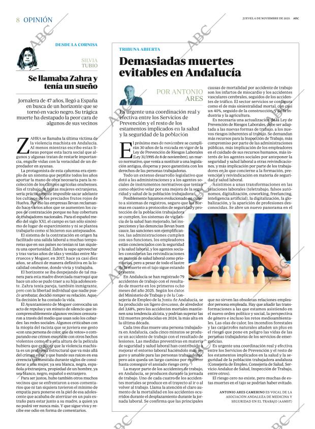 ABC SEVILLA 06-11-2025 página 8