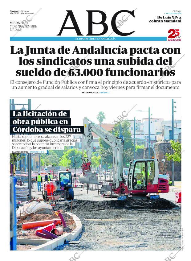 ABC CORDOBA 07-11-2025 página 1