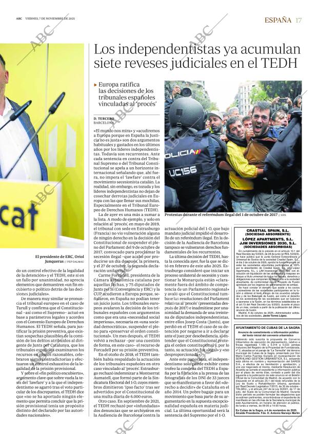 ABC MADRID 07-11-2025 página 17