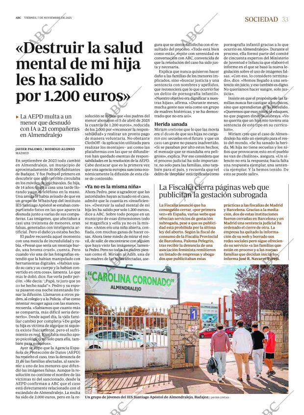 ABC MADRID 07-11-2025 página 33
