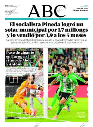 ABC SEVILLA 07-11-2025 página 1