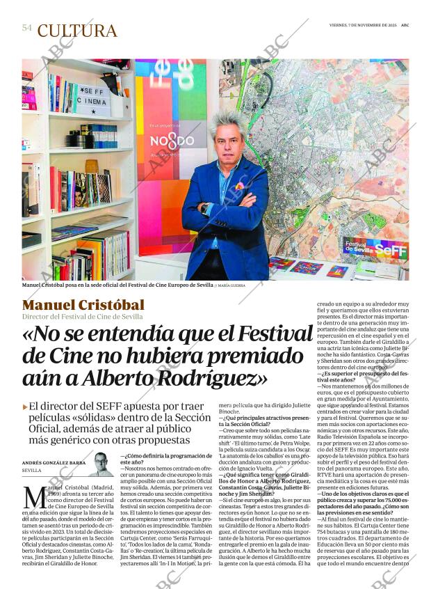 ABC SEVILLA 07-11-2025 página 54