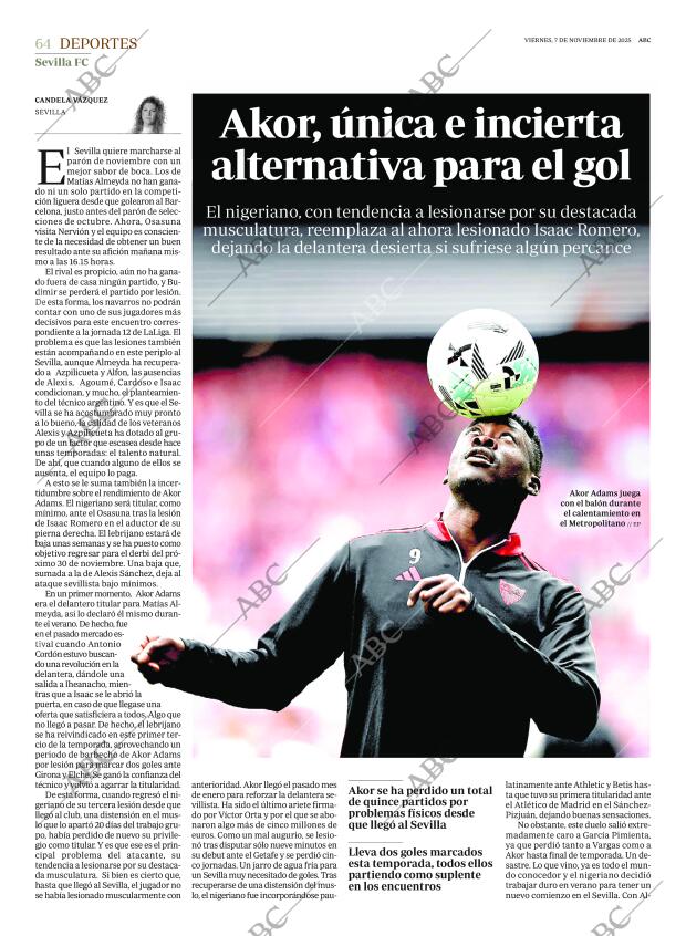 ABC SEVILLA 07-11-2025 página 64