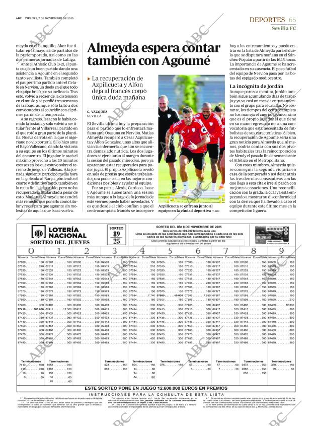 ABC SEVILLA 07-11-2025 página 65