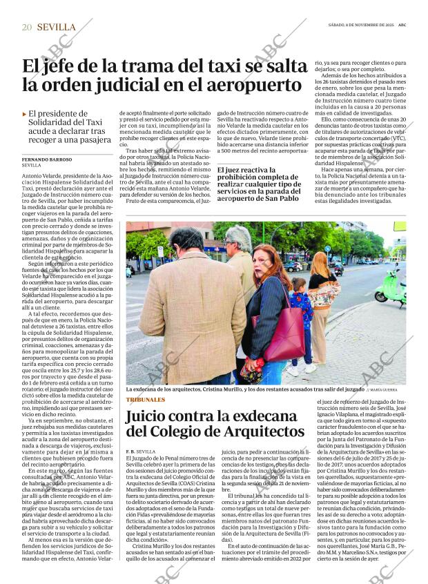 ABC SEVILLA 08-11-2025 página 20