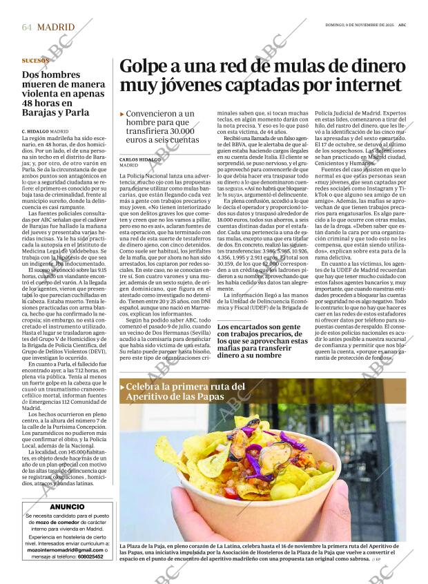 ABC MADRID 09-11-2025 página 64
