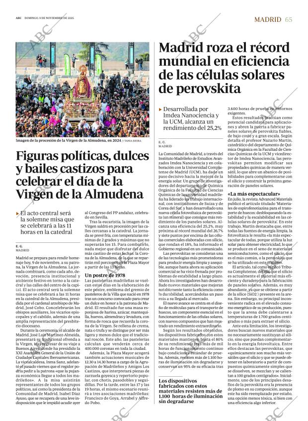ABC MADRID 09-11-2025 página 65