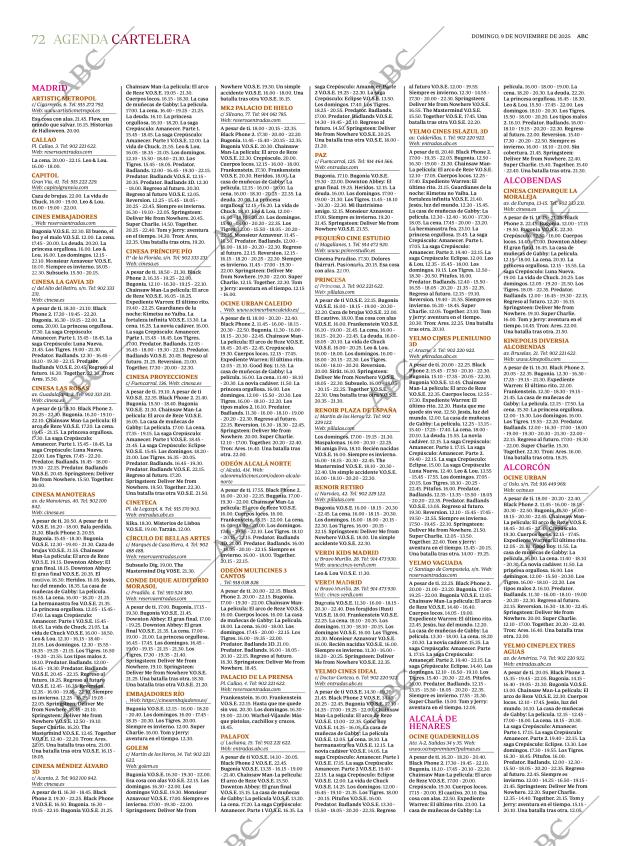 ABC MADRID 09-11-2025 página 72