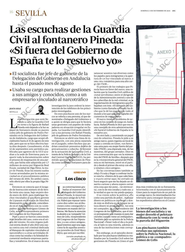 ABC SEVILLA 09-11-2025 página 16
