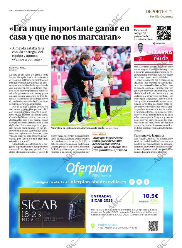 ABC SEVILLA 09-11-2025 página 71