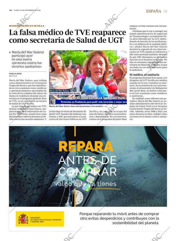 ABC MADRID 10-11-2025 página 19
