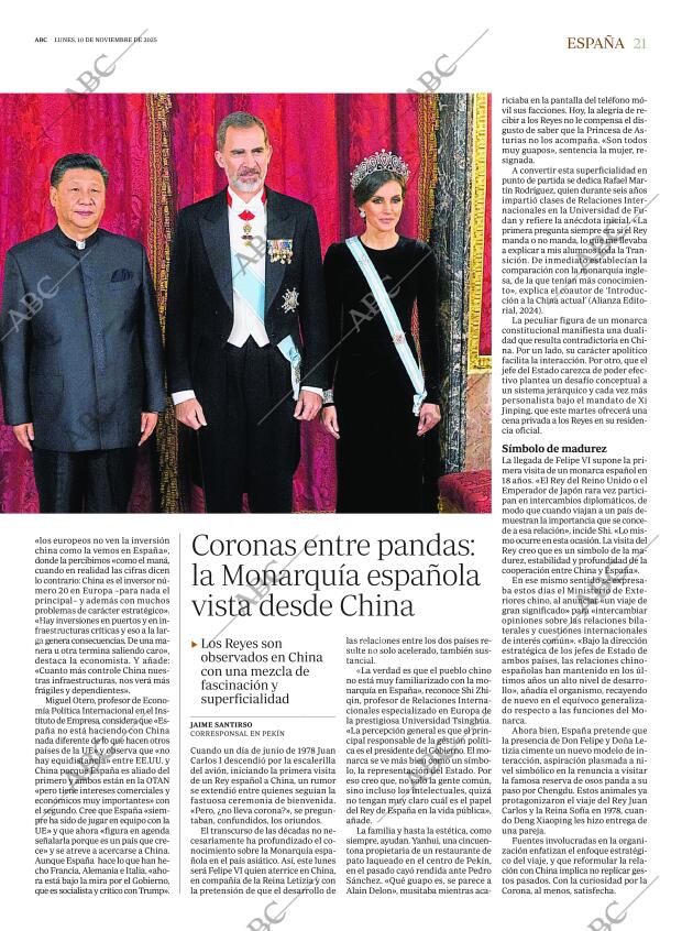 ABC MADRID 10-11-2025 página 21